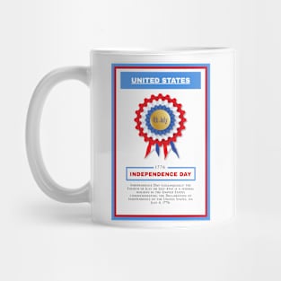 Independence Day - United States - For 4th of july - Print Design Poster - 1706201 Mug